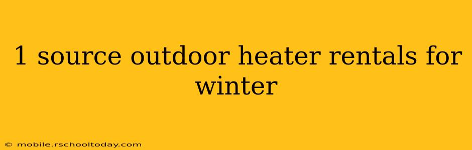 1 source outdoor heater rentals for winter