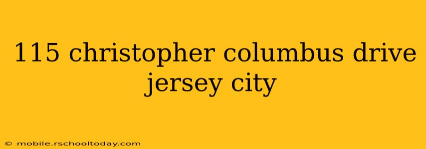 115 christopher columbus drive jersey city