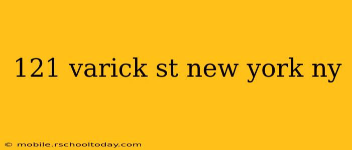 121 varick st new york ny