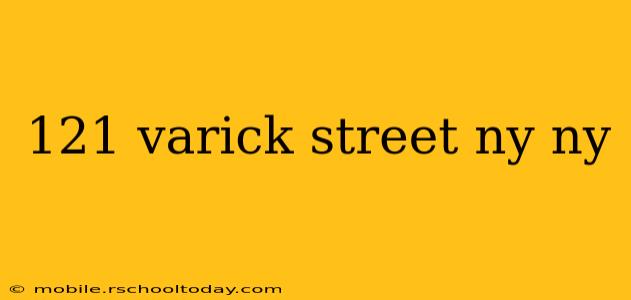 121 varick street ny ny