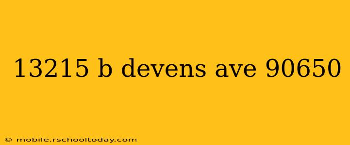 13215 b devens ave 90650