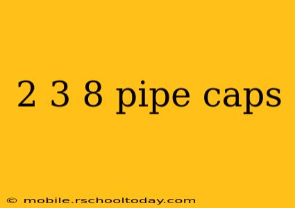 2 3 8 pipe caps