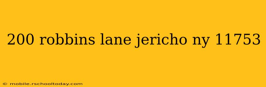 200 robbins lane jericho ny 11753