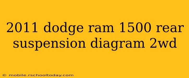 2011 dodge ram 1500 rear suspension diagram 2wd