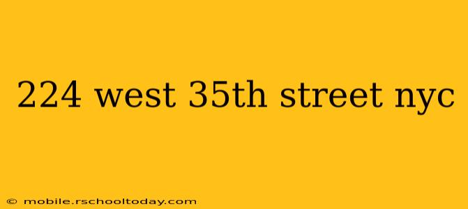 224 west 35th street nyc