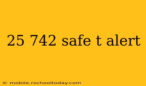 25 742 safe t alert