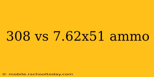 308 vs 7.62x51 ammo