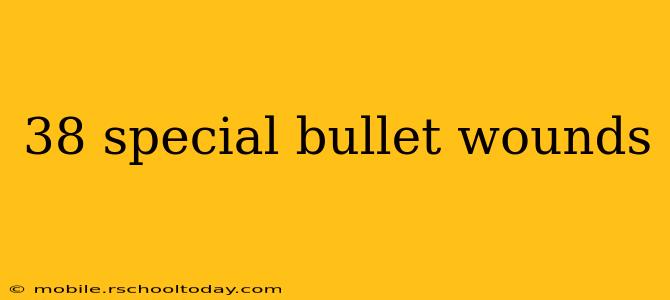 38 special bullet wounds