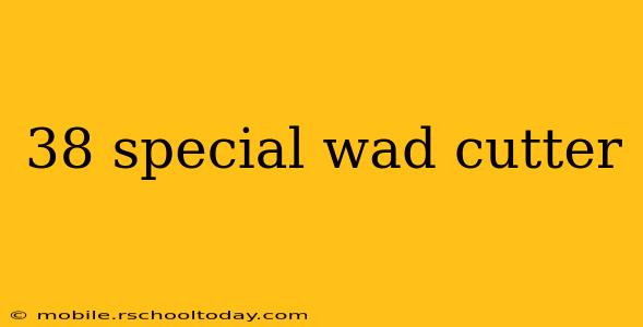 38 special wad cutter