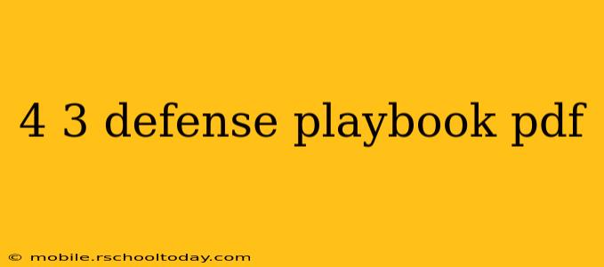 4 3 defense playbook pdf