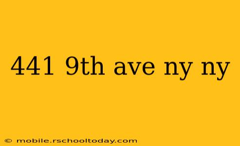 441 9th ave ny ny