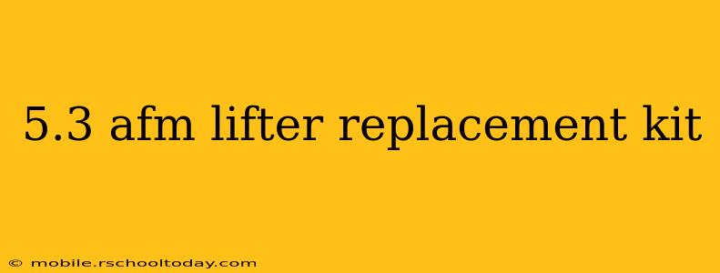 5.3 afm lifter replacement kit