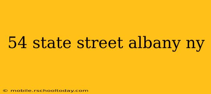 54 state street albany ny