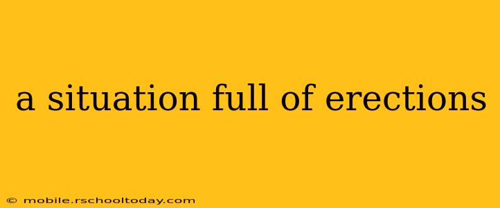 a situation full of erections