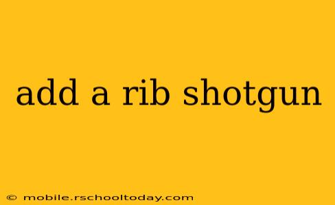 add a rib shotgun