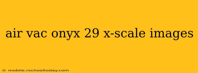 air vac onyx 29 x-scale images