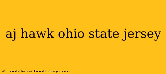 aj hawk ohio state jersey