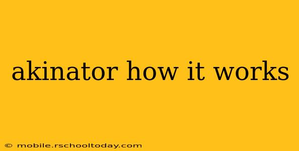 akinator how it works