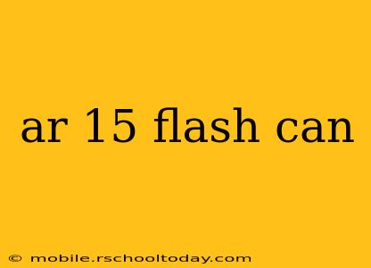 ar 15 flash can