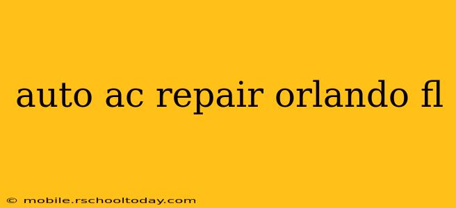 auto ac repair orlando fl