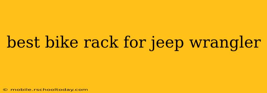 best bike rack for jeep wrangler