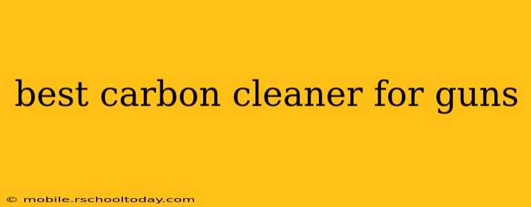 best carbon cleaner for guns