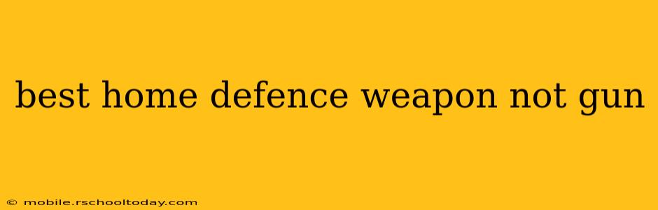 best home defence weapon not gun
