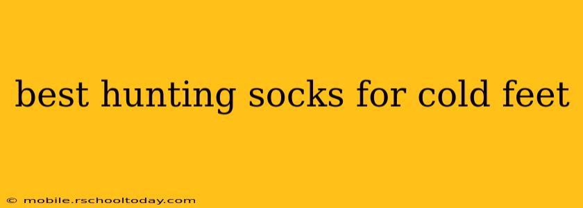 best hunting socks for cold feet