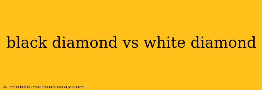 black diamond vs white diamond