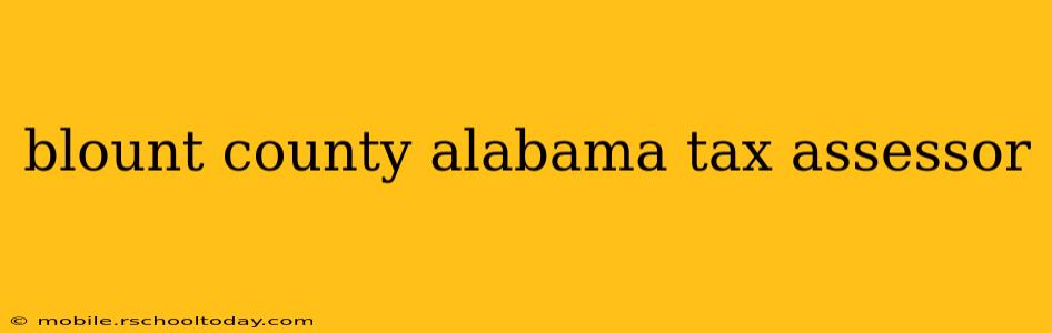 blount county alabama tax assessor