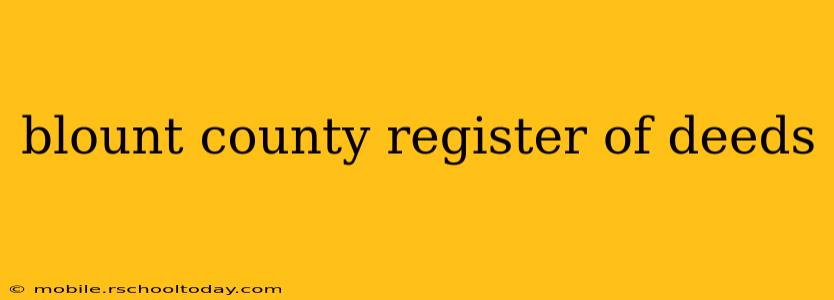 blount county register of deeds