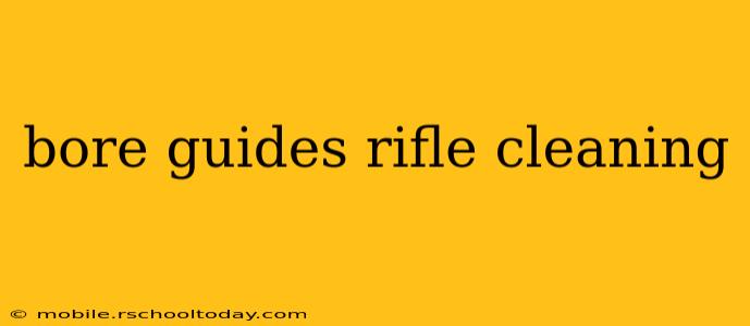bore guides rifle cleaning