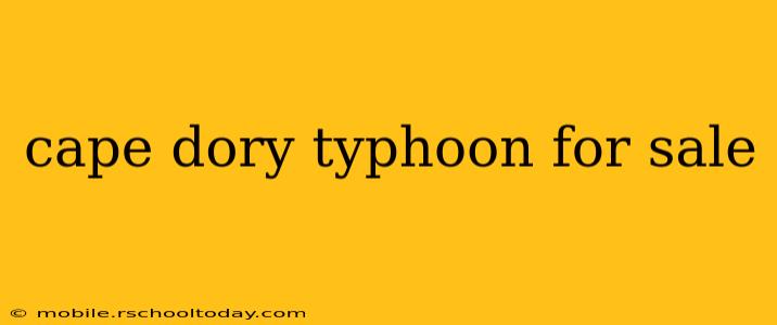 cape dory typhoon for sale