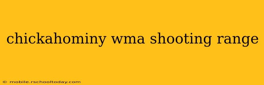 chickahominy wma shooting range