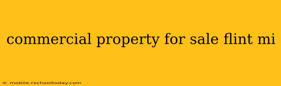 commercial property for sale flint mi