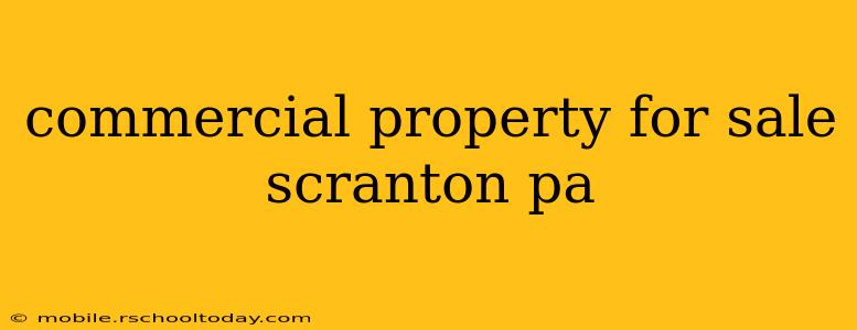 commercial property for sale scranton pa