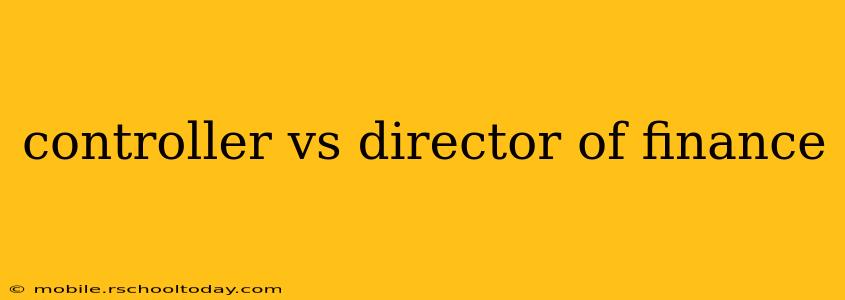 controller vs director of finance
