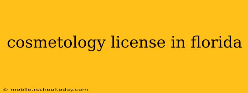 cosmetology license in florida