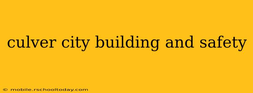 culver city building and safety