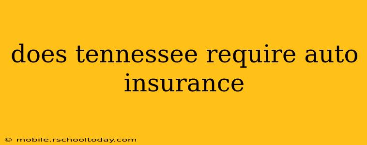 does tennessee require auto insurance