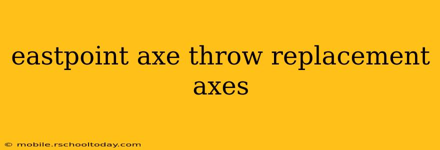eastpoint axe throw replacement axes
