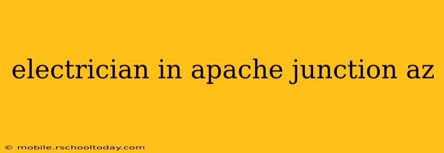 electrician in apache junction az