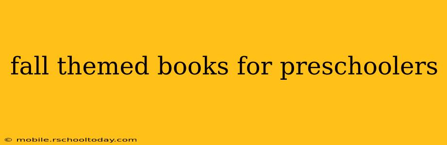 fall themed books for preschoolers