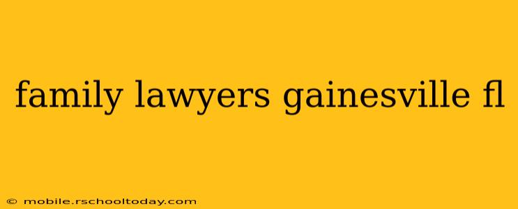 family lawyers gainesville fl