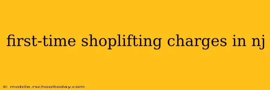 first-time shoplifting charges in nj