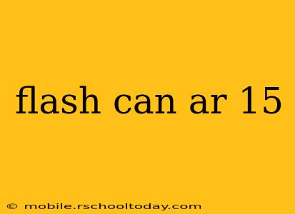 flash can ar 15