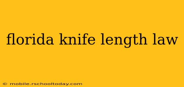 florida knife length law