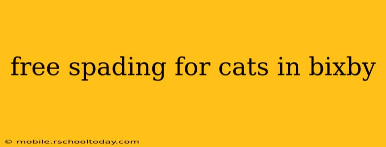 free spading for cats in bixby