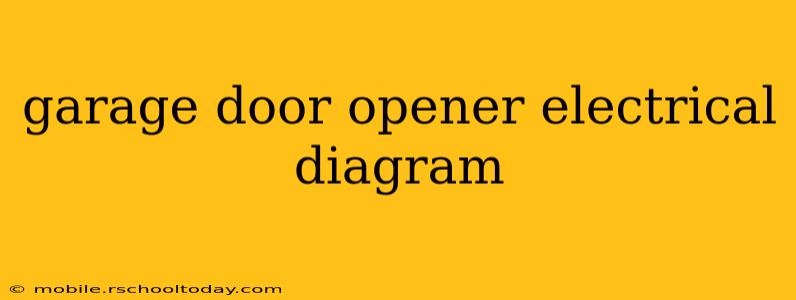 garage door opener electrical diagram