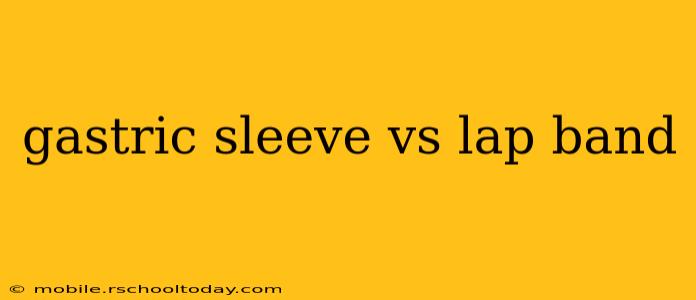 gastric sleeve vs lap band